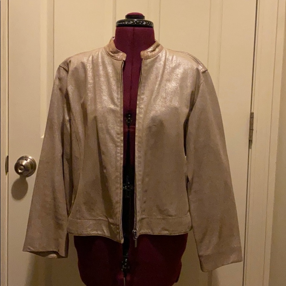 Chico’s Leather Jacket